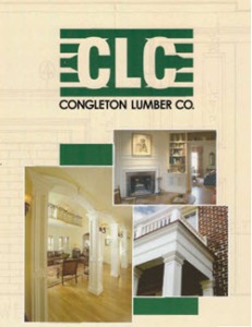 Congleton Lumber Catalog of wood moulding for residential and commercial construction lexington kentucky